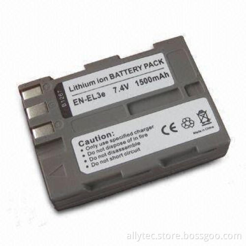 Camera Battery with 7.4V Battery Voltage and 1,500mAh Capacity